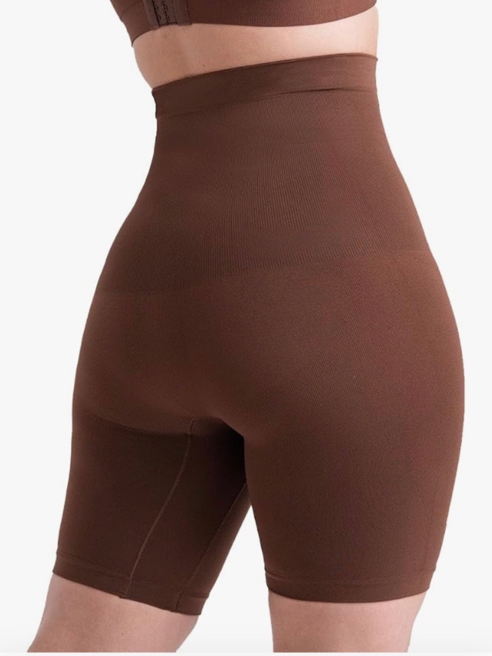 Shapermint Shaper Short High Waisted Brown NWT XL XXL 2XL Compression Shapewear